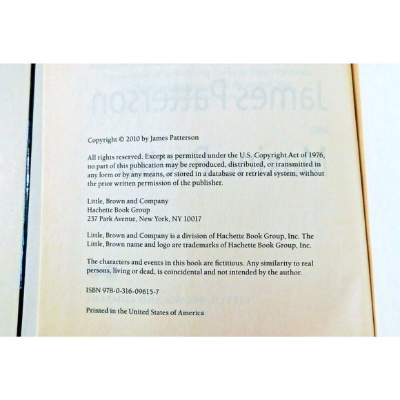 Private by James Patterson and Maxine Paetro 2010 Hardcover Jacket - Picture 6 of 6